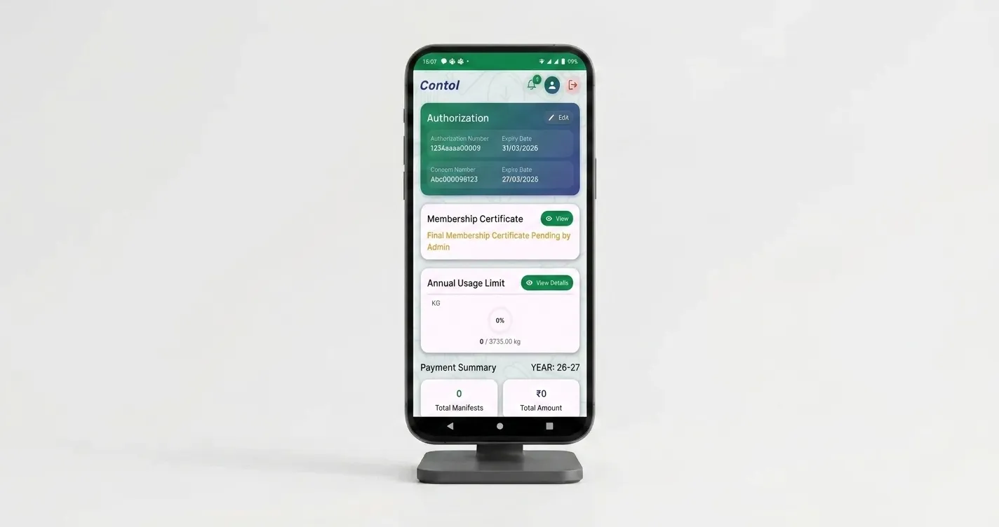 Customer mobile app
